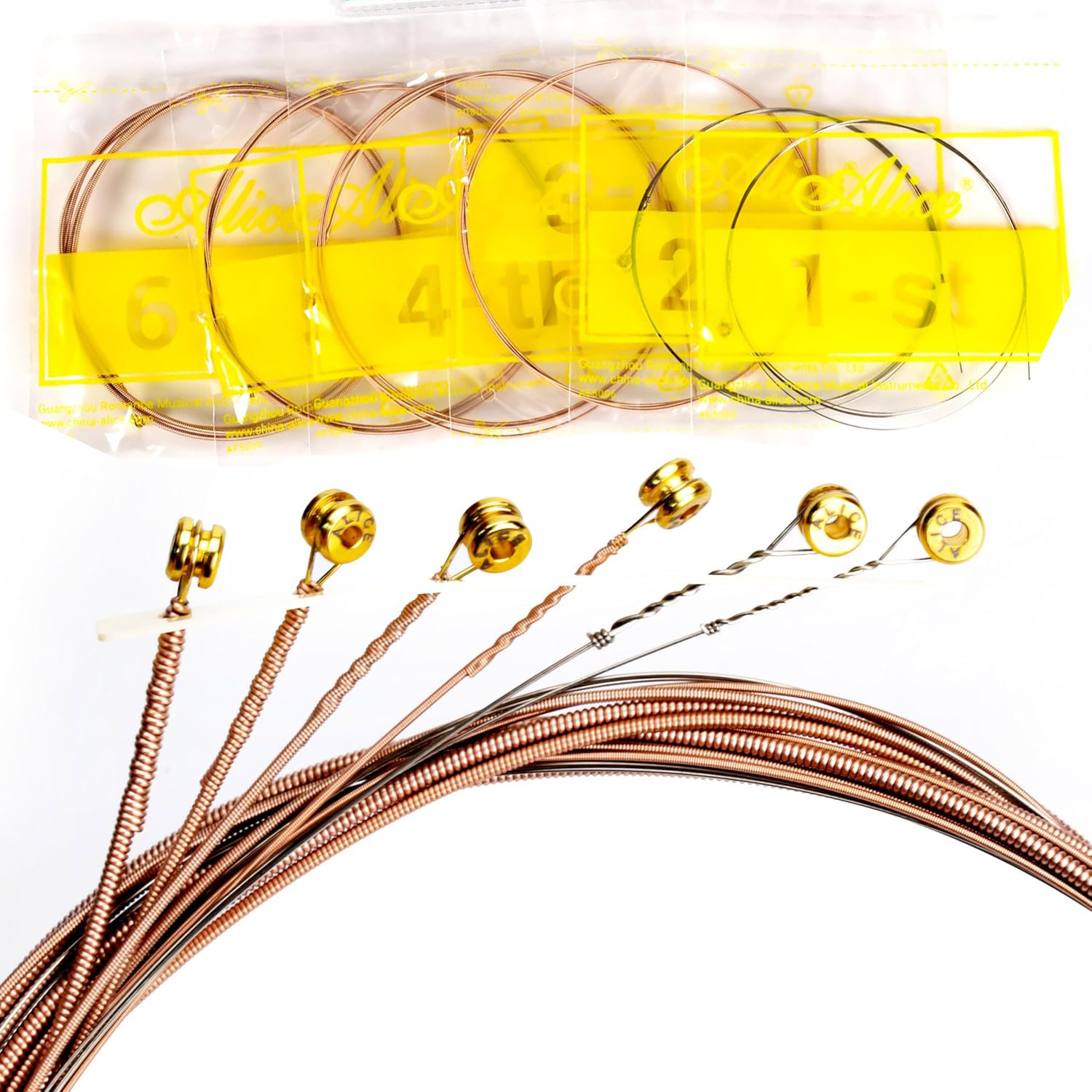 Musical Instrument With Strings - Set di 2/6 Corde per Chitarra
