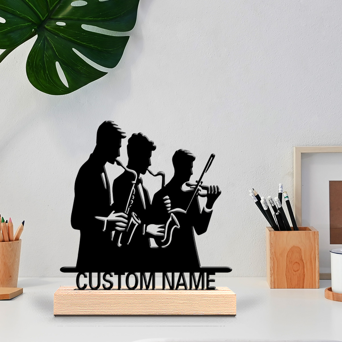 Musical Instrument Name - 1 pezzo Statuetta in latta artigianale