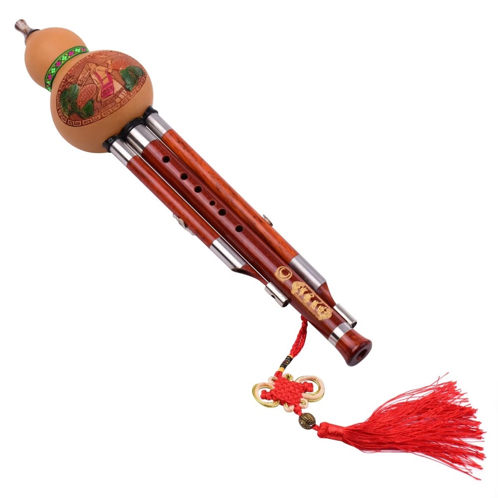 Musical Instrument With A - Flauto Hulusi a 3 toni in