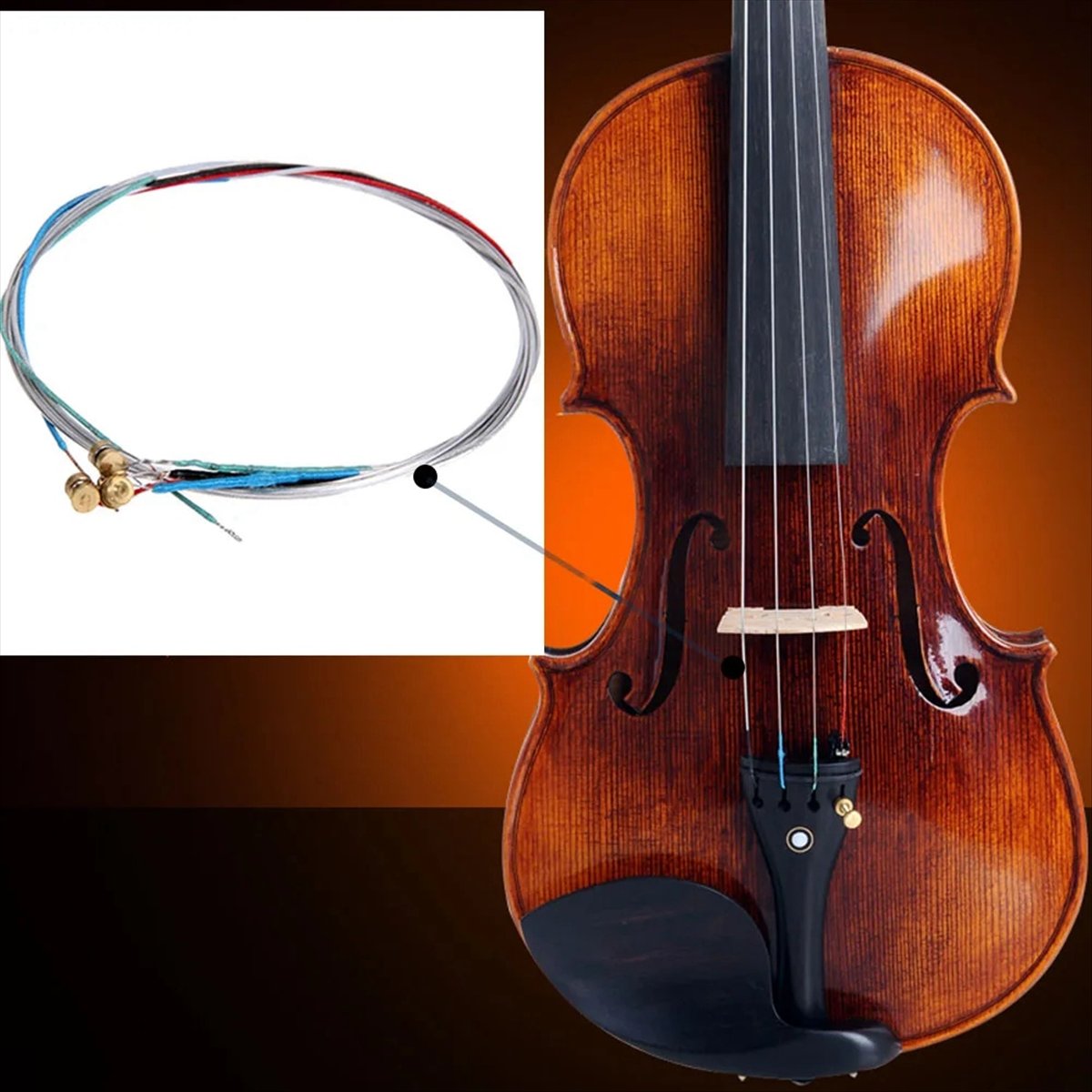 Musical Instrument With Strings - Corde per Violino ABPF 4/4, Set