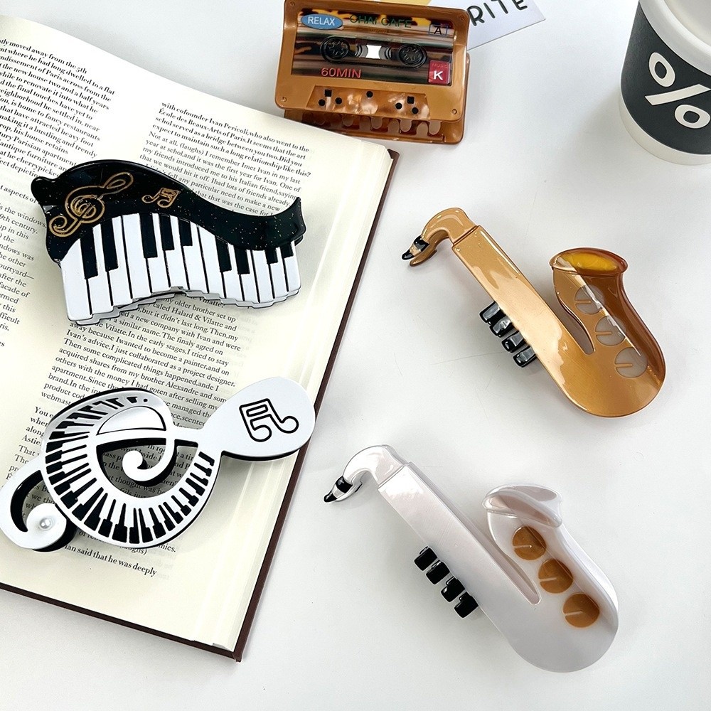 Musical Instrument Videos - Nuova Molletta per Capelli in Acetato