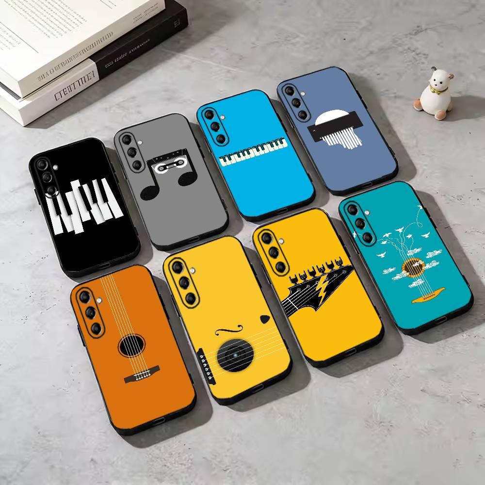 Musical Instrument Quotes - Custodia per telefono minimalista con strumento