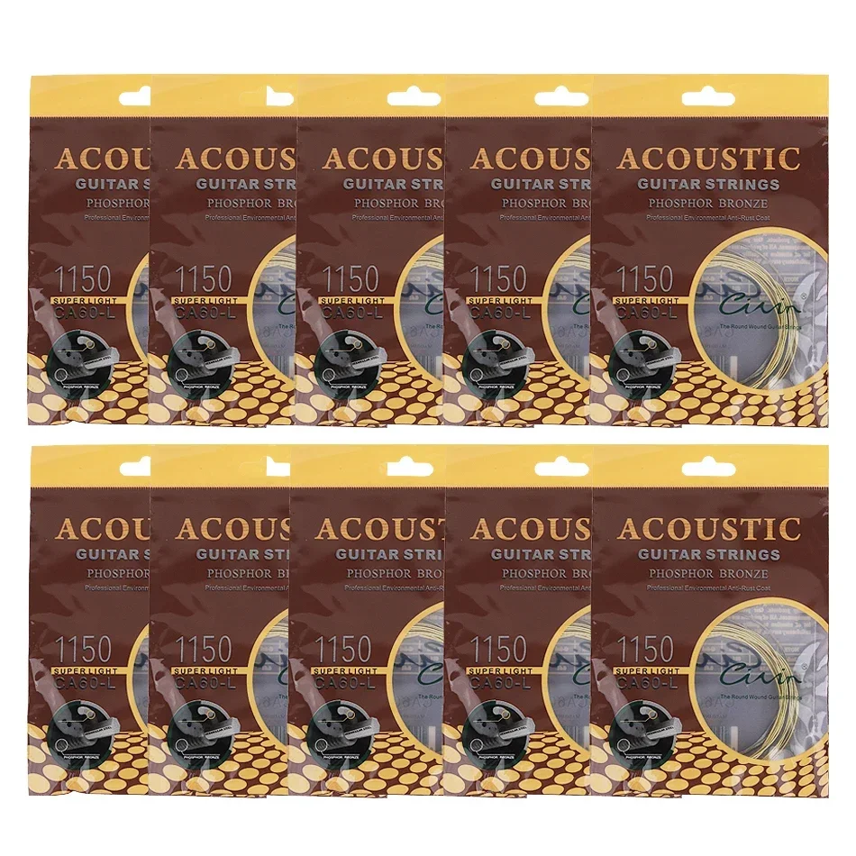 Musical Instrument With Strings - Set di 10 Corde per Chitarra