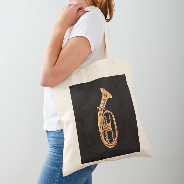 Musical Instrument Shop - Borsa tote con stampa di corno