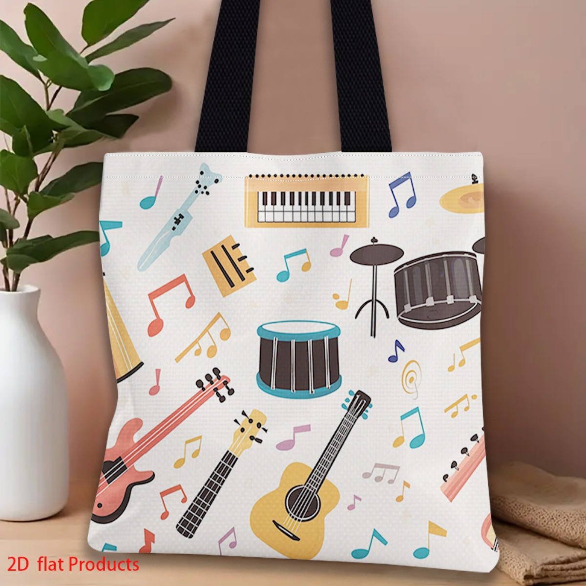 Musical Instrument Shop - Borsa per la spesa con un