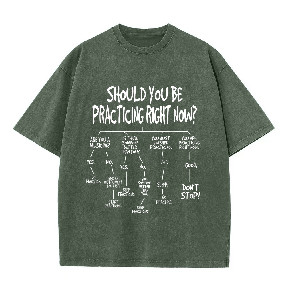 Musical Instrument Quotes - T-shirt rosa da uomo con stampa