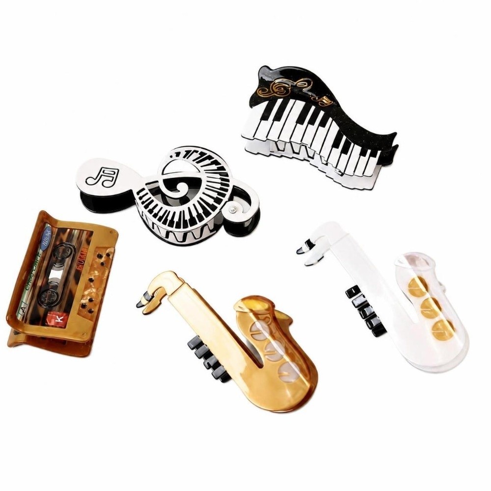 Musical Instrument Videos - Nuova Molletta per Capelli in Acetato
