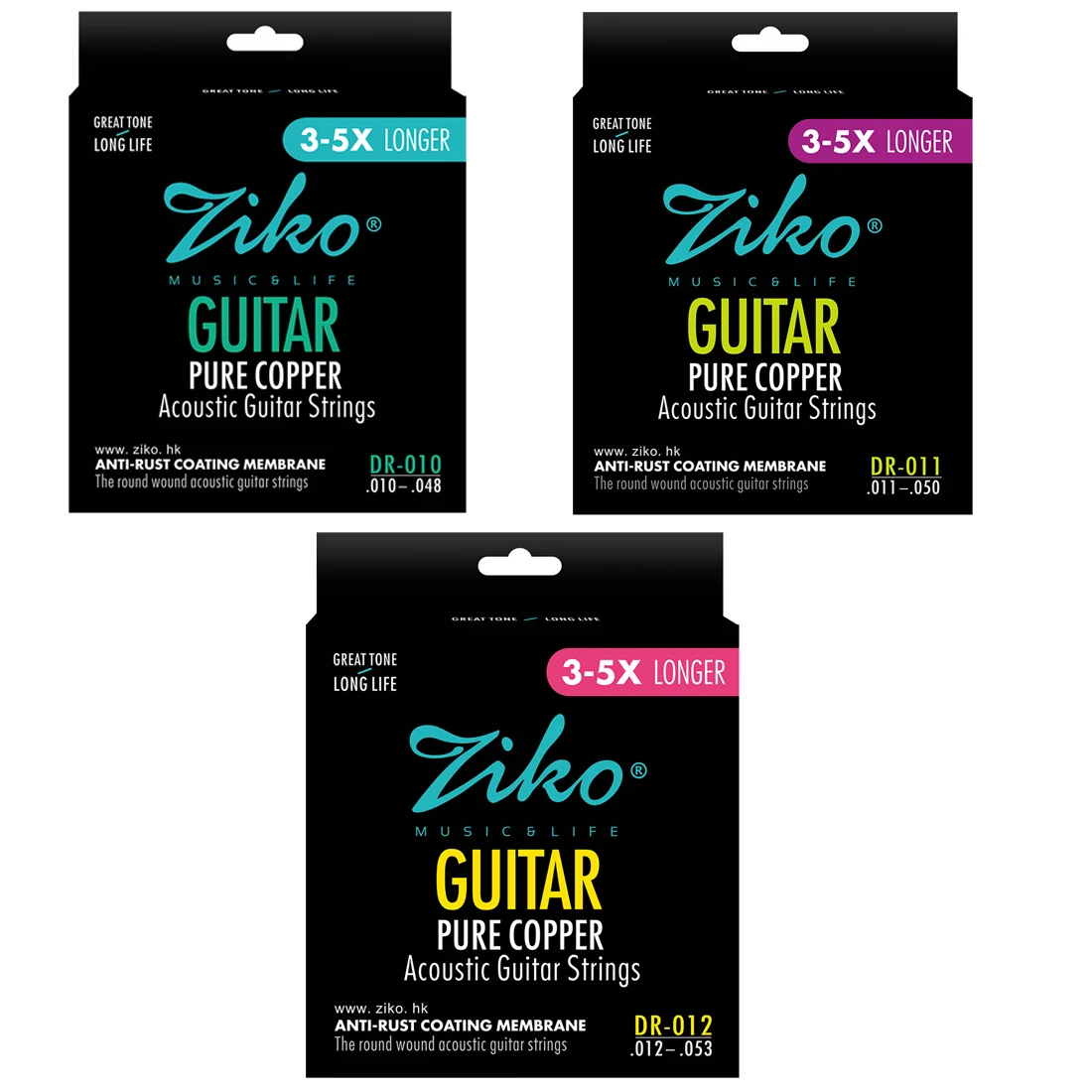 Musical Instrument With Strings - Corda per chitarra acustica ZIKO rivestita