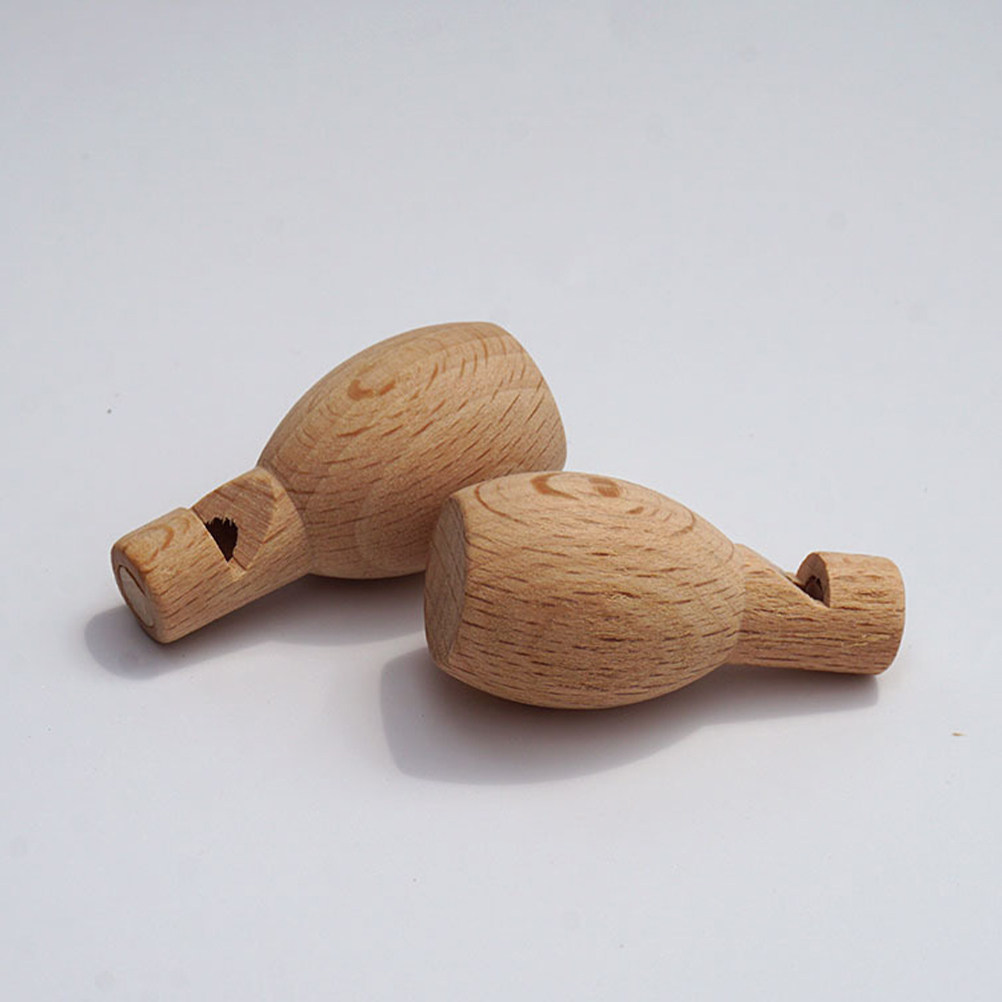 Musical Instrument Diy For Kids - 4 pezzi di fischietti in legno