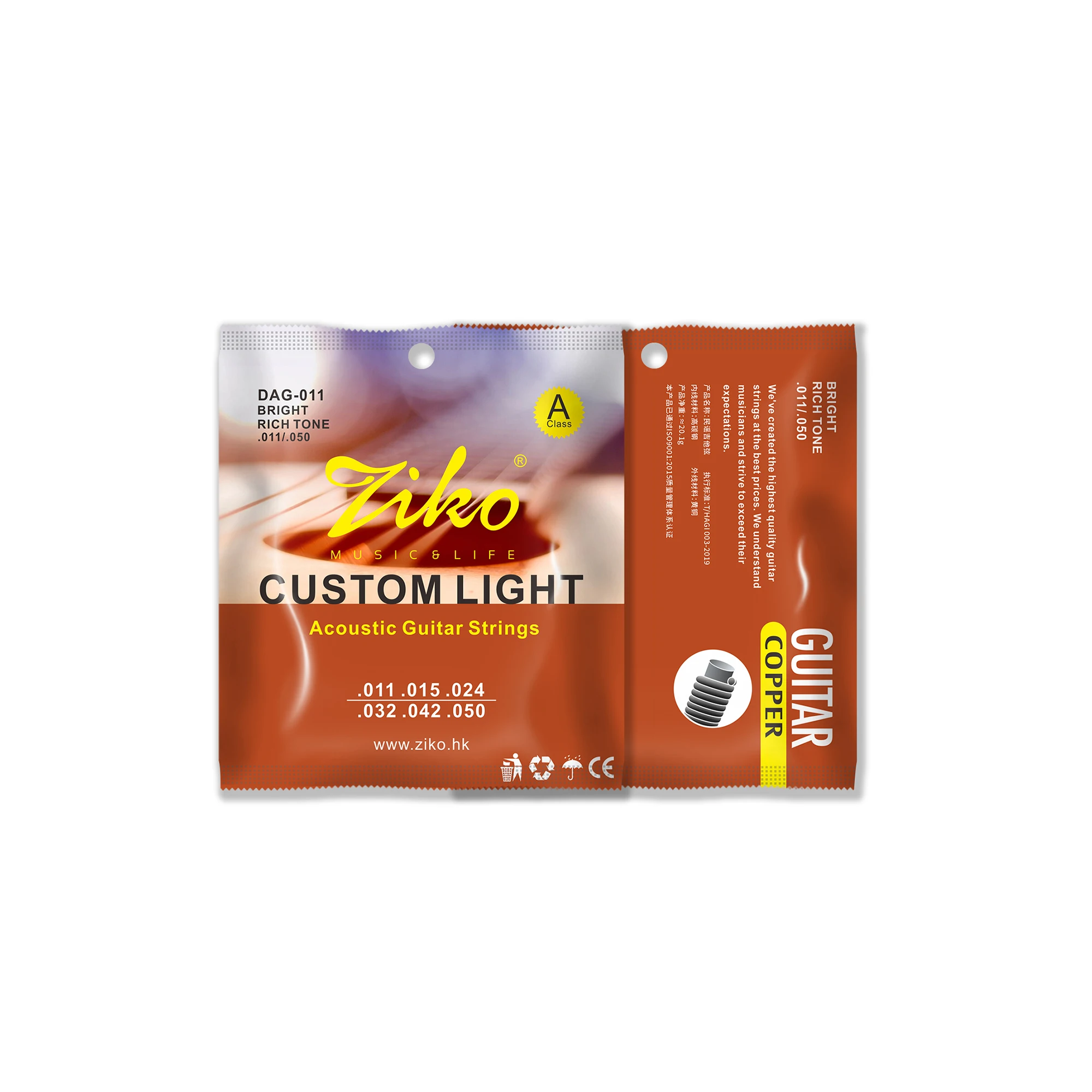 ZIKO Corda per chitarra acusti - Musical Instrument With Strings recensione e prezzo