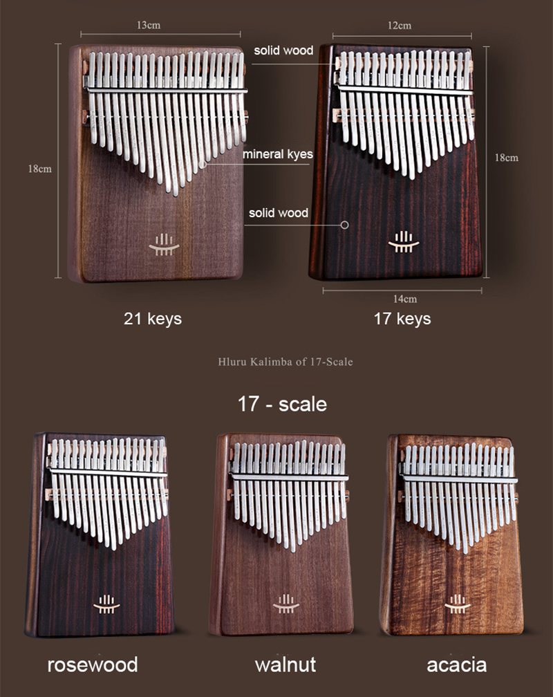 Hluru Kalimba 17 tasti con for - A Musical Instrument With Keys recensione e prezzo