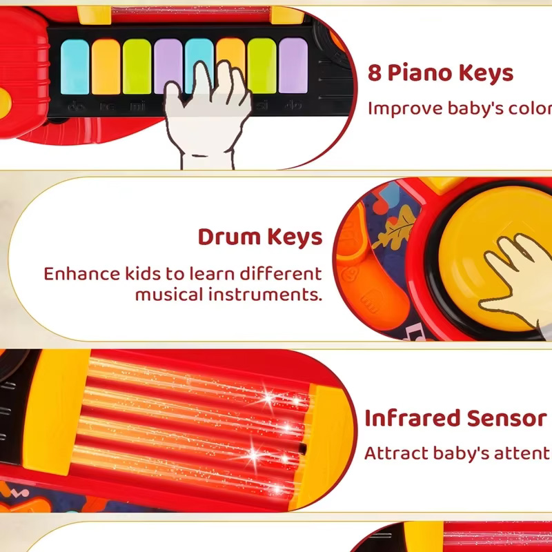 2 in 1 chitarra elettrica per  - Musical Instrument Harmonium recensione e prezzo