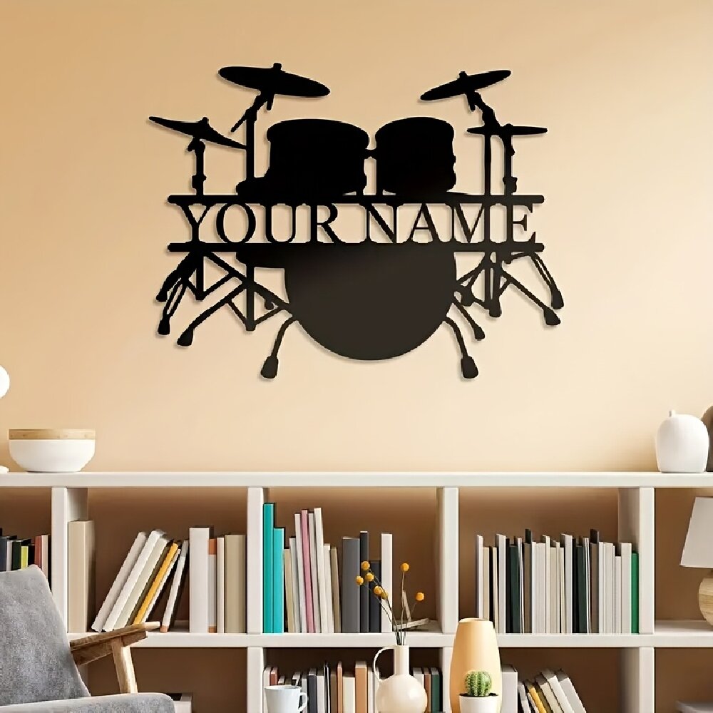 Insegna da Parete in Metallo P - Musical Instrument Name recensione e prezzo