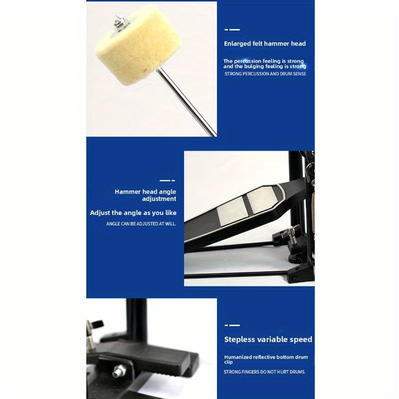 Pedale Singolo per Batteria, P - Musical Instrument Jazz recensione e prezzo