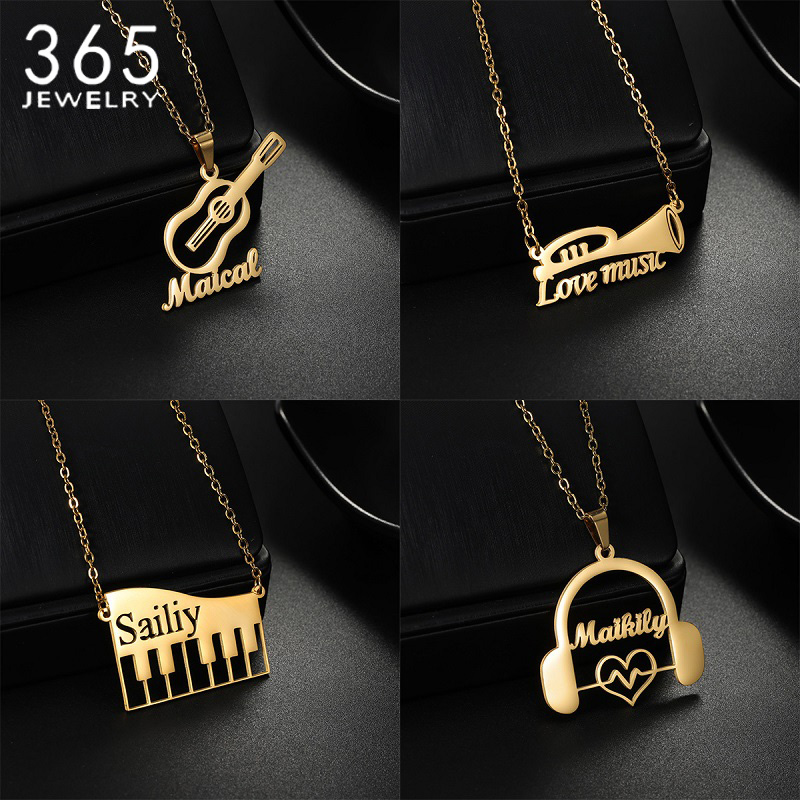 Nuova Collana con Ciondolo a F - Musical Instrument Name recensione e prezzo
