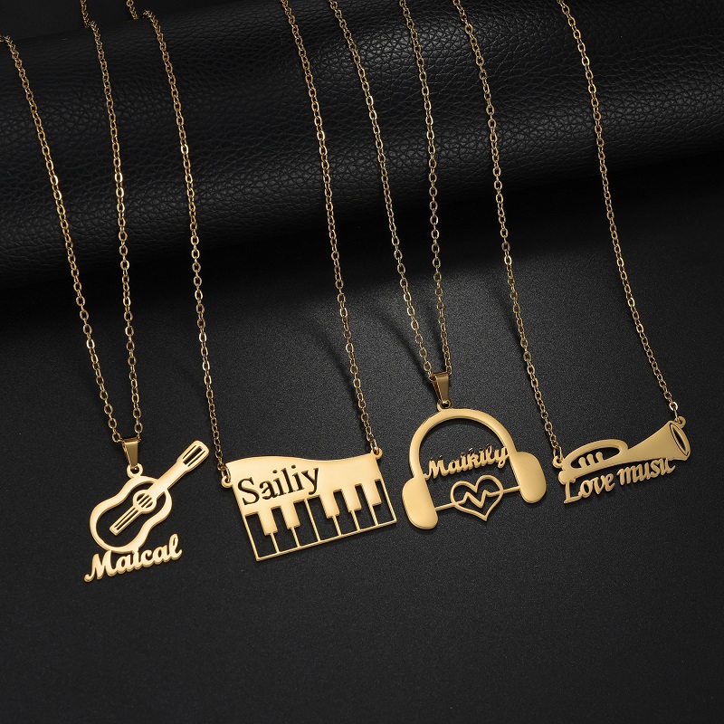 Nuova Collana con Ciondolo a F - Musical Instrument Name recensione e prezzo