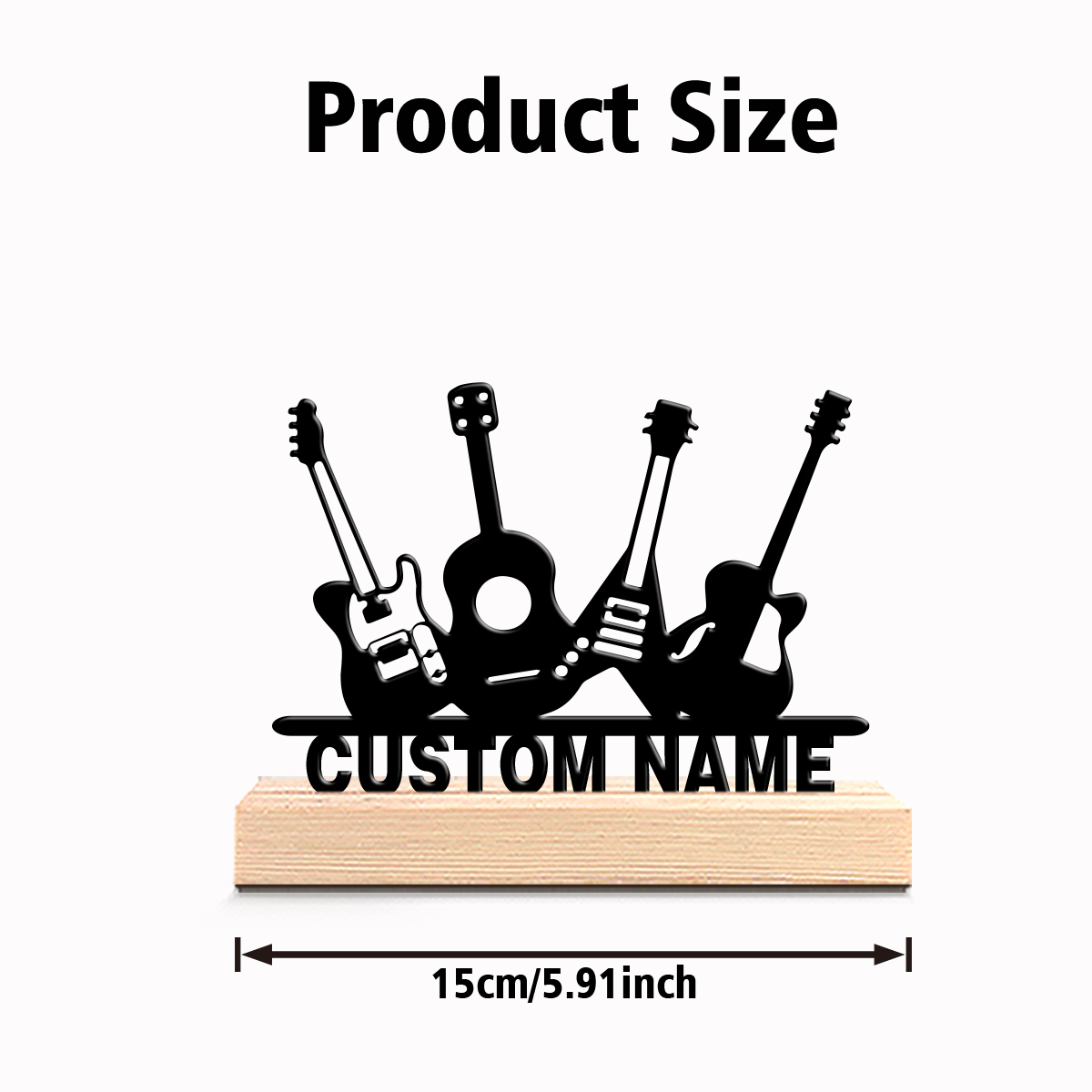 1 pz Statua in ferro personali - Musical Instrument Name recensione e prezzo