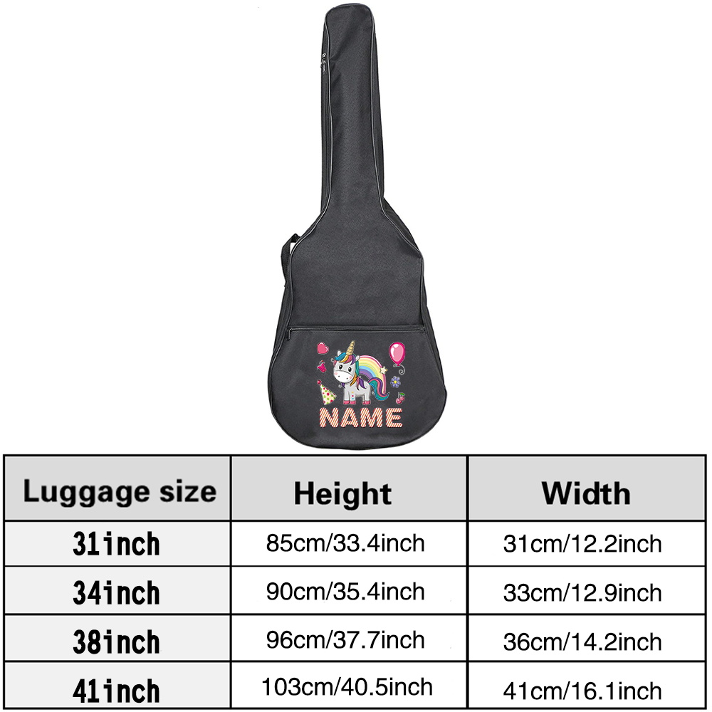 Borsa per chitarra con nome pe - Musical Instrument Name recensione e prezzo