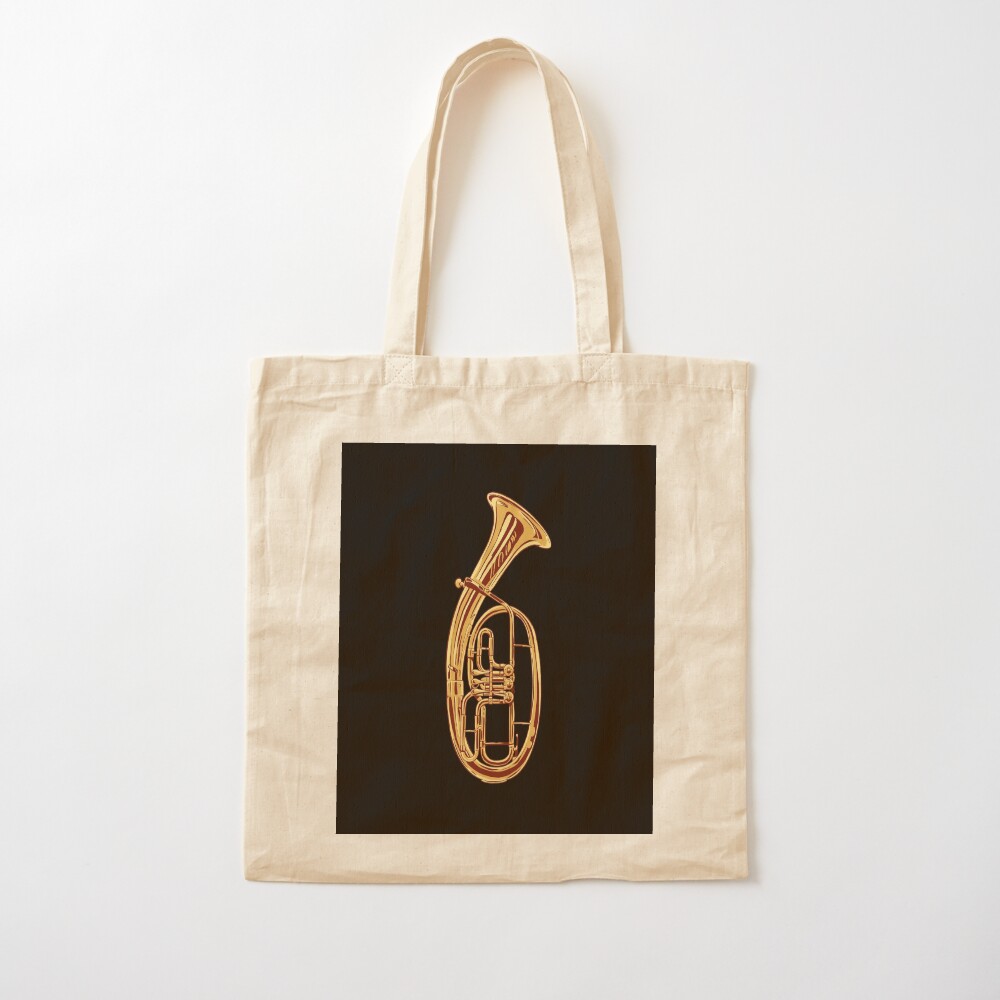 Borsa tote con stampa di corno - Musical Instrument Shop recensione e prezzo
