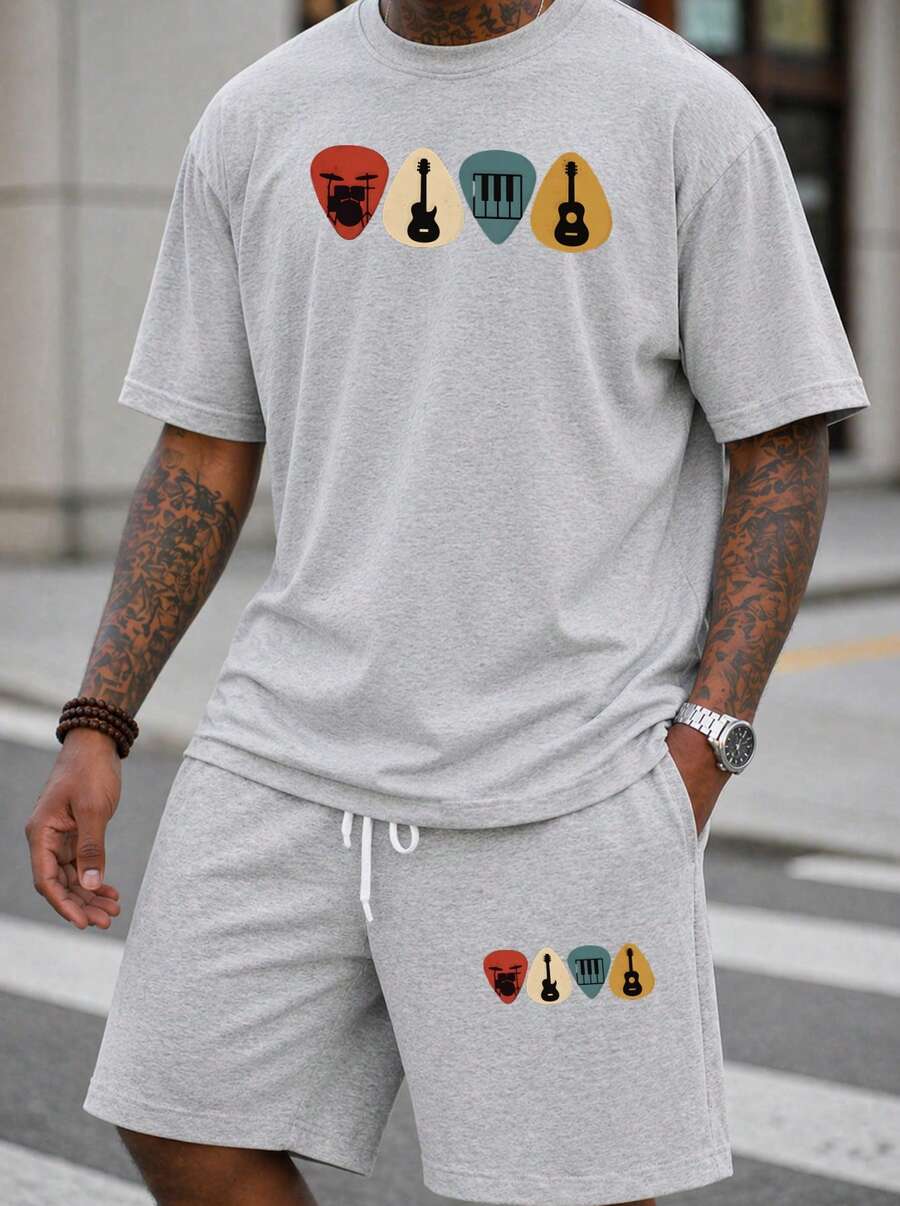 Set da Uomo 2 Pezzi: T-Shirt O - Musical Instrument With A recensione e prezzo